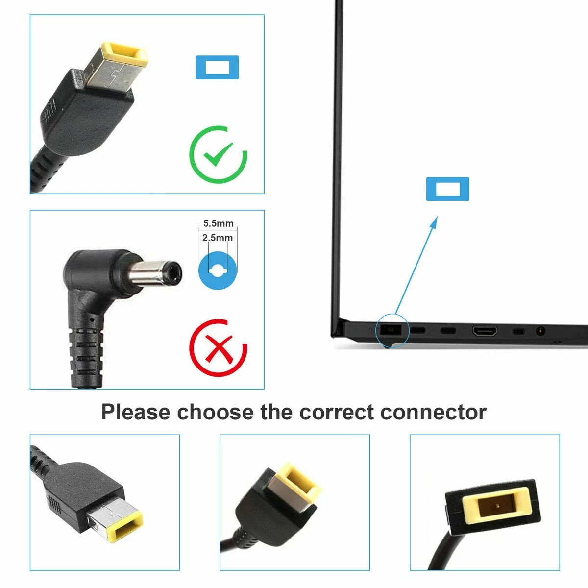 AC Adapter Charger for Lenovo ThinkCentre M630e M710q M715q Tiny Power Supply|265264431210