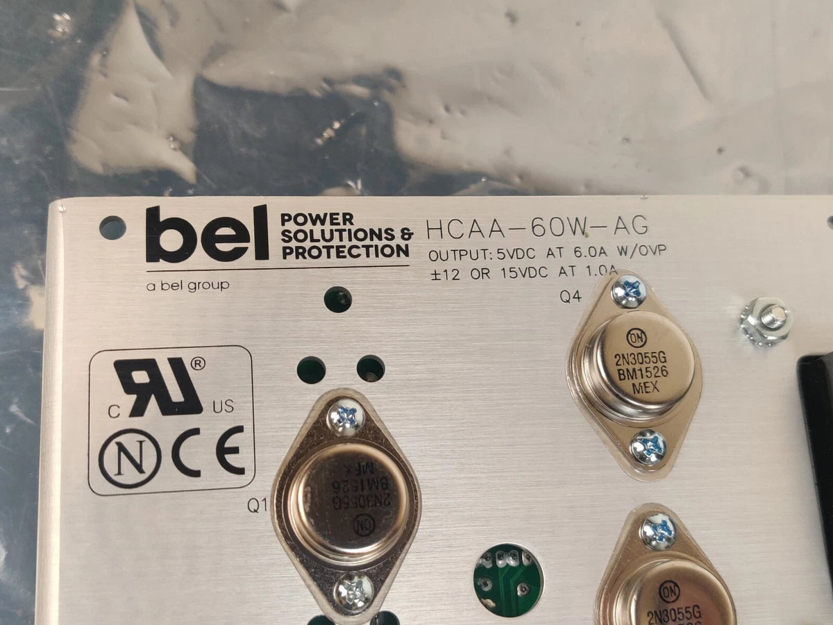 Power One HCAA-60W-AG Linear Power Supply 5V at 6A, 12 or 15V at 1A for MS