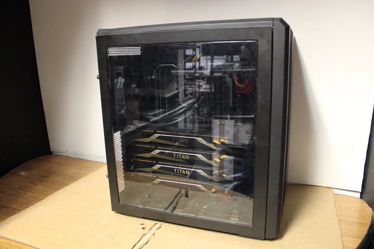 Amax AX10000 AI/HPC/Deep Learning 4x Nvidia Titan V Volta 18-Core W-2295 64Gb|397211599518