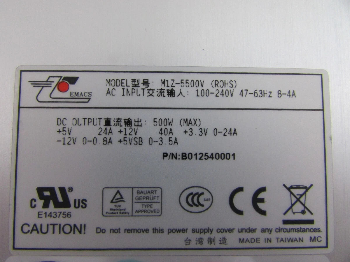 Zippy Emacs M1Z3-5950V3V 950W 3U Redundant Server Power Supply 3x M1Z-5500V Mods|335276250409