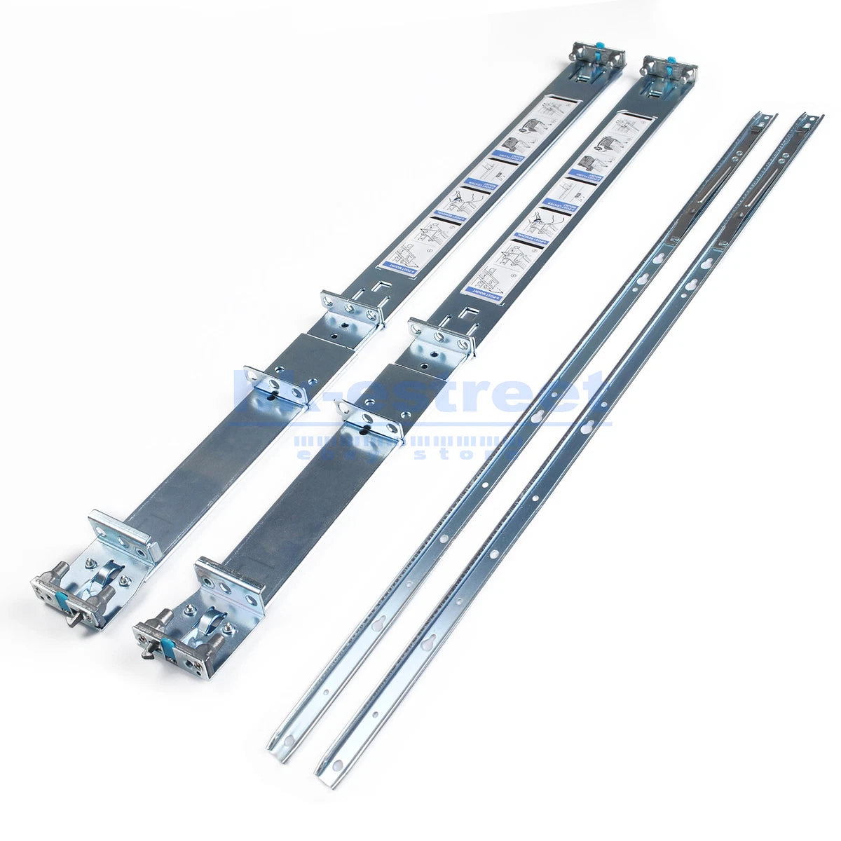 53D7M W874K X632K FOR DELL STATIC READYRAILS RAIL KIT 1U POWEREDGE R620 R630 OEM|185562869682