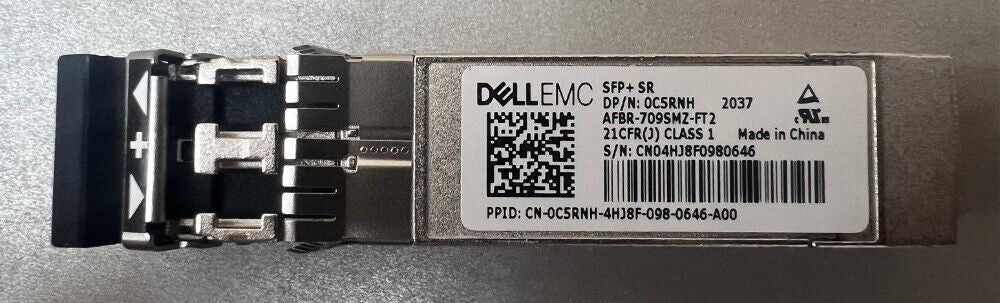 Dell EMC 10G SFP+ SR Switch Transceiver Module 0C5RNH