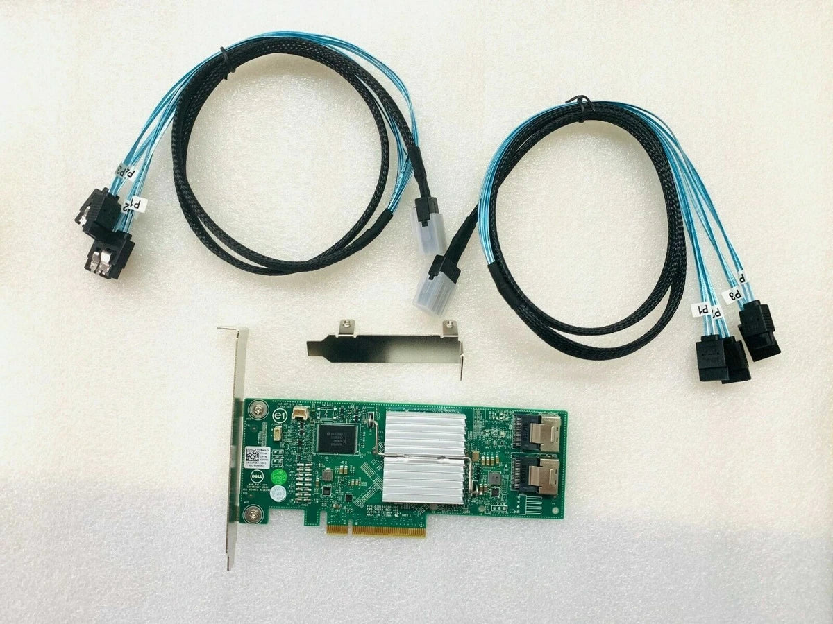 Dell H310 6Gbps SAS HBA =(LSI 9211-8i) P20 IT Mode ZFS FreeNAS unRAID + 2*Cable#|195875965506