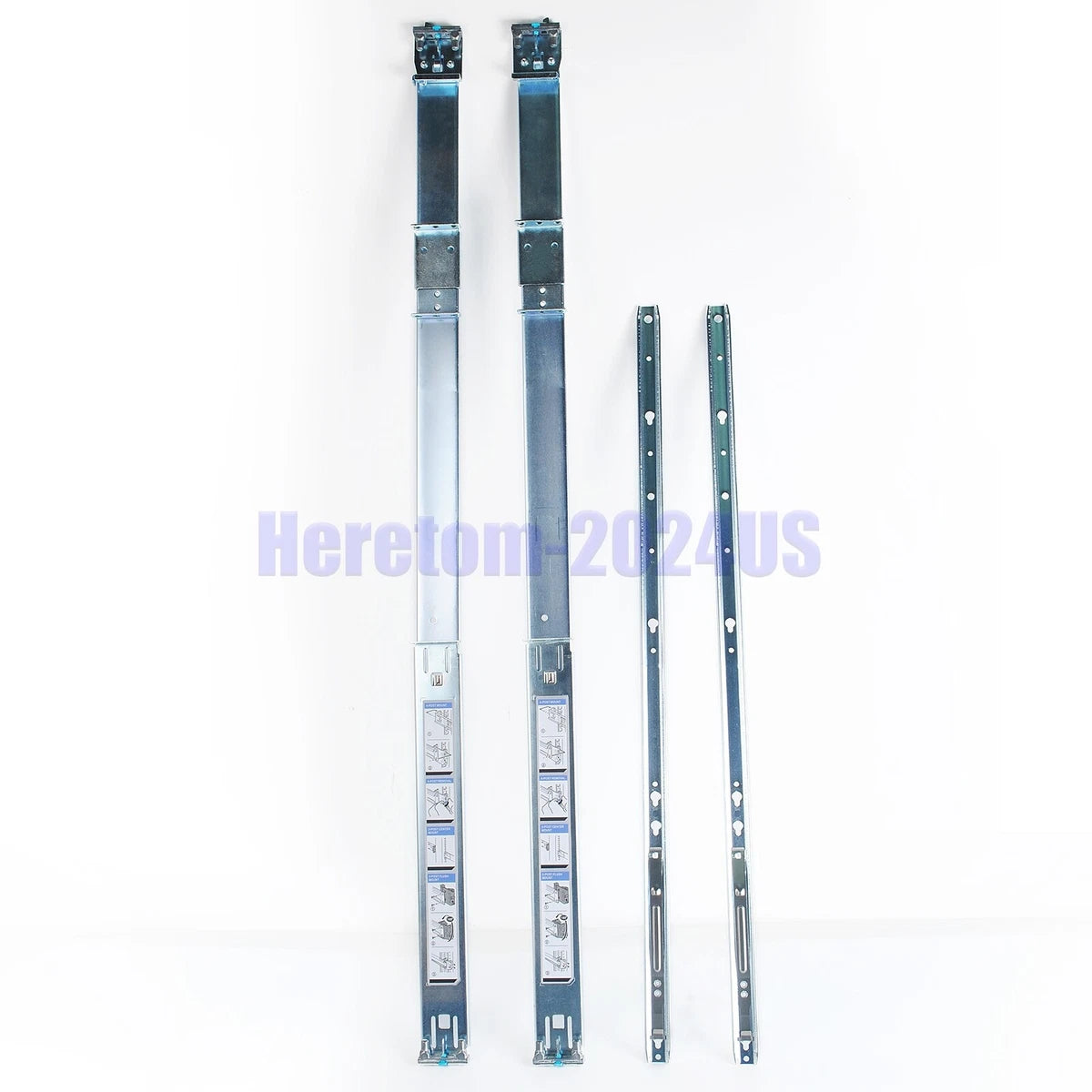 Dell PowerEdge R330 R430 R740 R6415 R640 1U Static Ready Rail Rails Kit 053D7M|335580625381