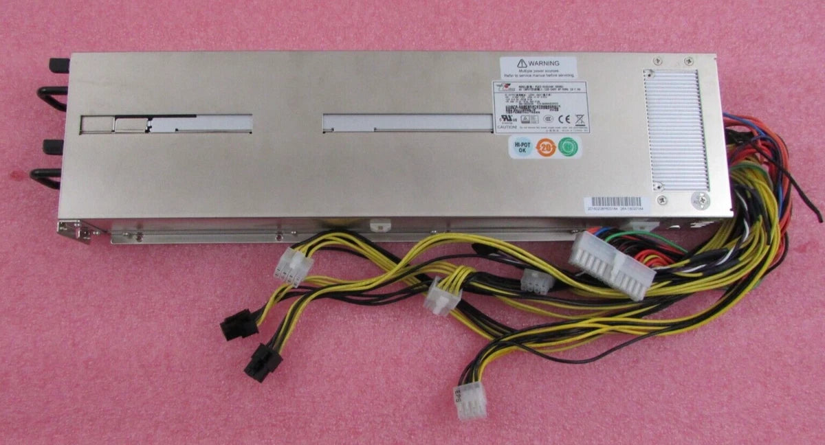 Zippy EMACS M1K2-5C01V4H 1200w 1U Redundant Server Power Supply w/ 2x Pwr Module|335151986050