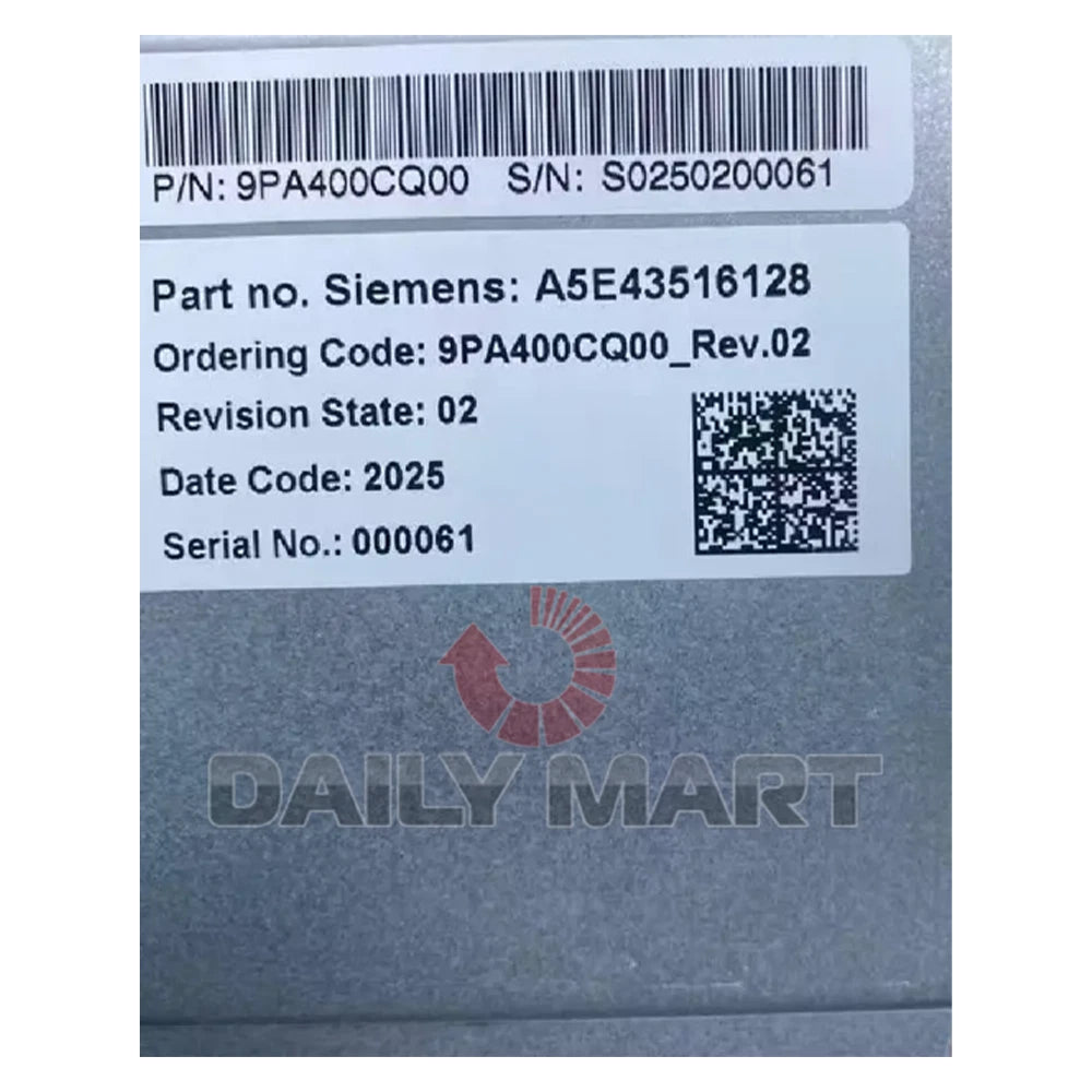 New In Box SIEMENS A5E43516128 FSP400-60AGGBQ Power Supply