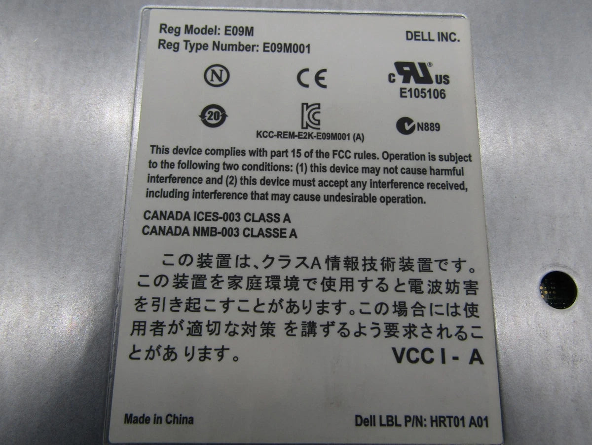 Dell EqualLogic E09M001 Control Module 12 Controller HRT01 A01|157160529979