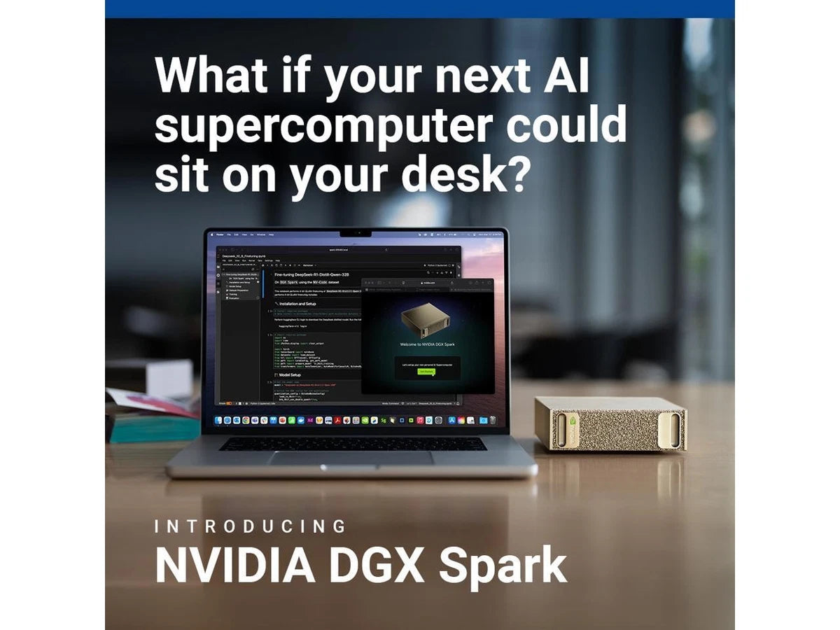 NVIDIA DGX Spark - NVIDIA GB10 Grace Blackwell Superchip, 128 GB LPDDR5x, 4 TB N