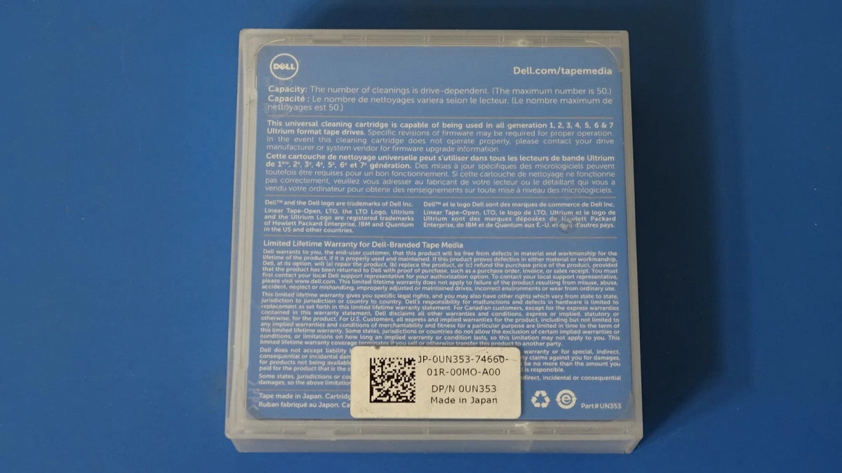 Dell LTO Ultrium Universal Cleaning Cartridge For All Ultrium 1-7 Drives|116959487579