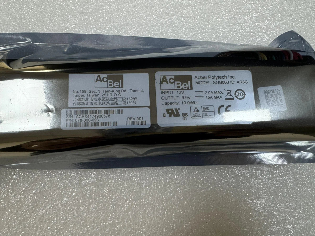 EMC VNX3100 3150 3200 Controller Battery narrow connector 078-000-093|297869850238