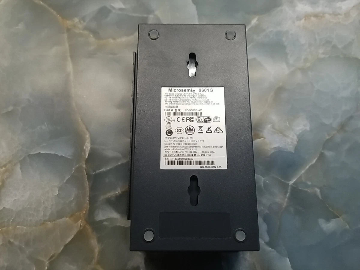 MICROSEMI 9601G PoE Injector - Single Port, 95W Gigabit Midspan|267399669367