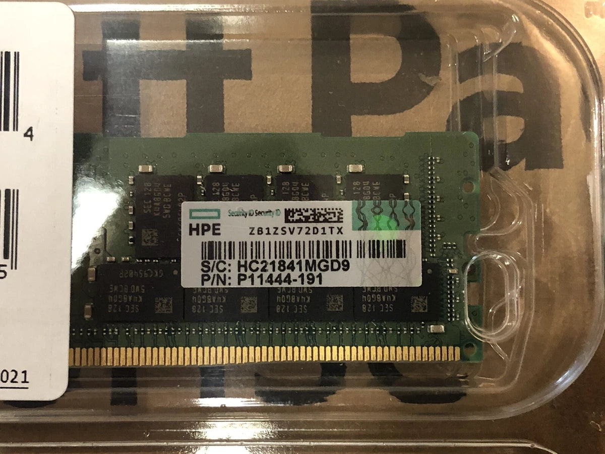 HPE 32GB 2Rx4 DDR4 PC4-3200AA-R Reg Dual Rank ECC Smart Server Memory Ram Kit