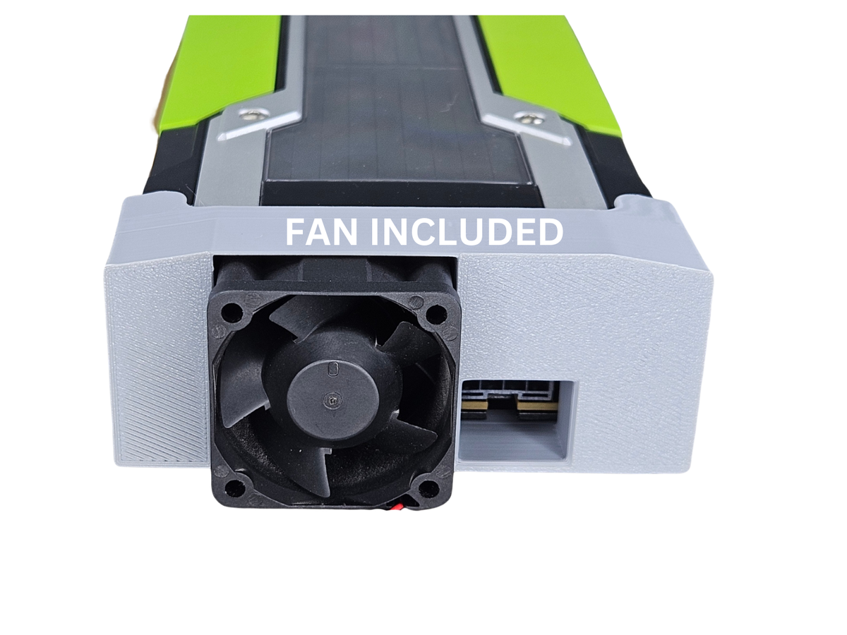 Nvidia Tesla GPU Cooling Fan Shroud K60 M40 P100 Accelerator Card EXTRA SMALL AI|285553506184