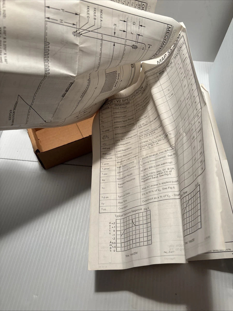 POWER-ONE MAP55-4000 D.C. POWER SUPPLY UNIT (89