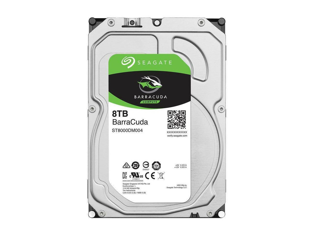 Seagate Barracuda 8 TB, Internal 3.5" (ST8000DM004 Hard Drive