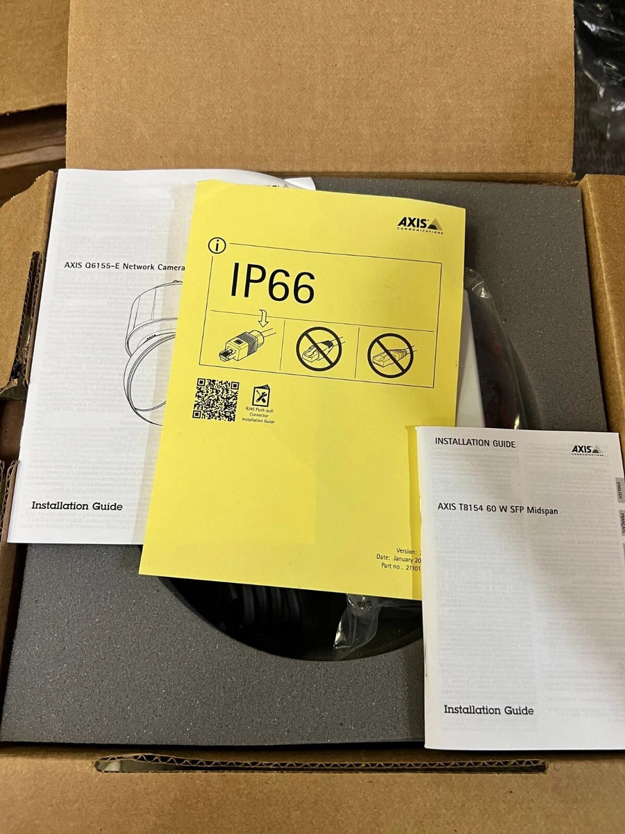 AXIS COMMUNICATIONS 0934-004 1080p 60Hz Outdoor Network PTZ Dome Camera Q6155-E