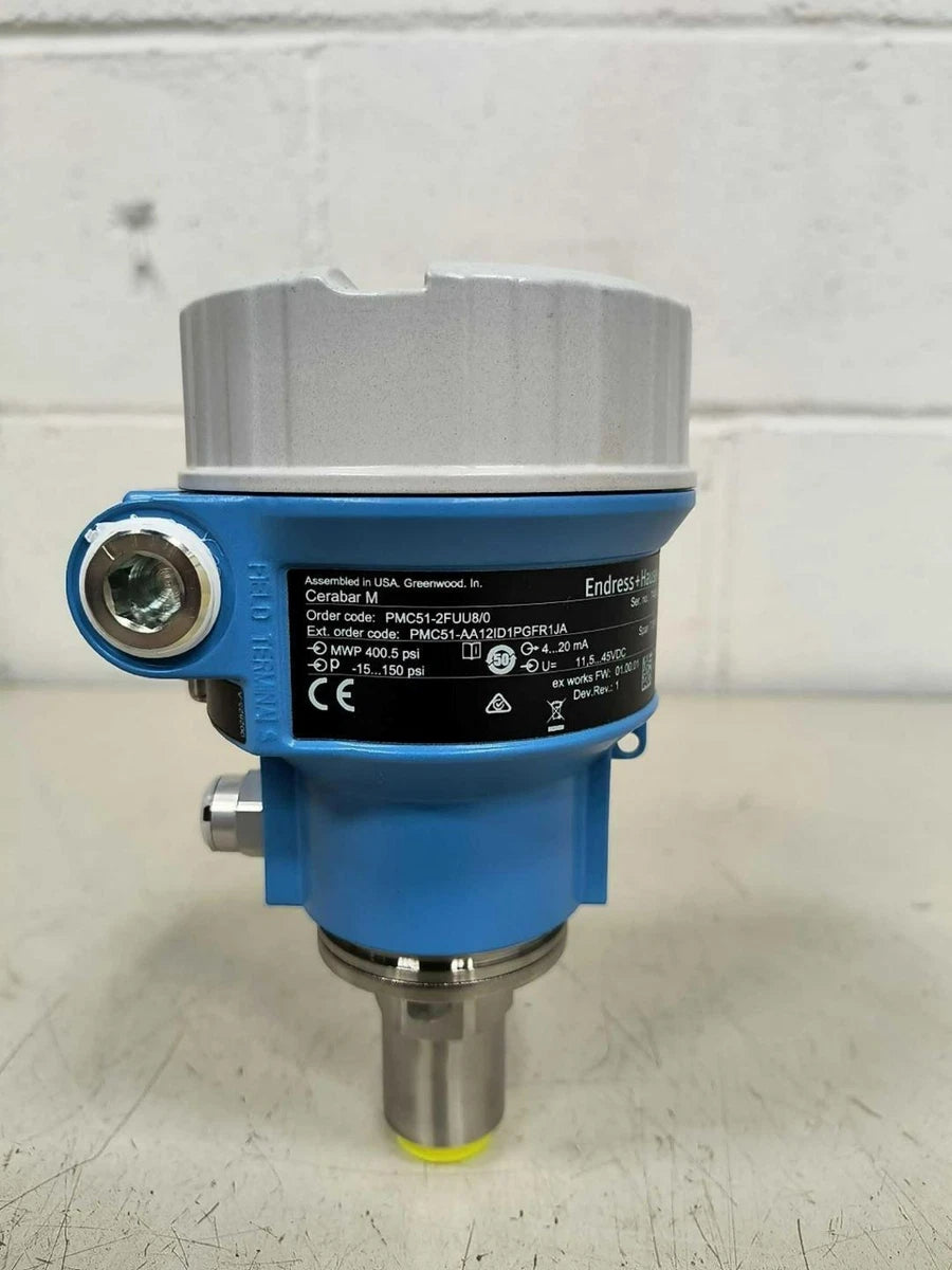 Endress Hauser Cerabar M Pressure Transducer PMC51-AA12ID1PGFR1JA 71086208|266469036438