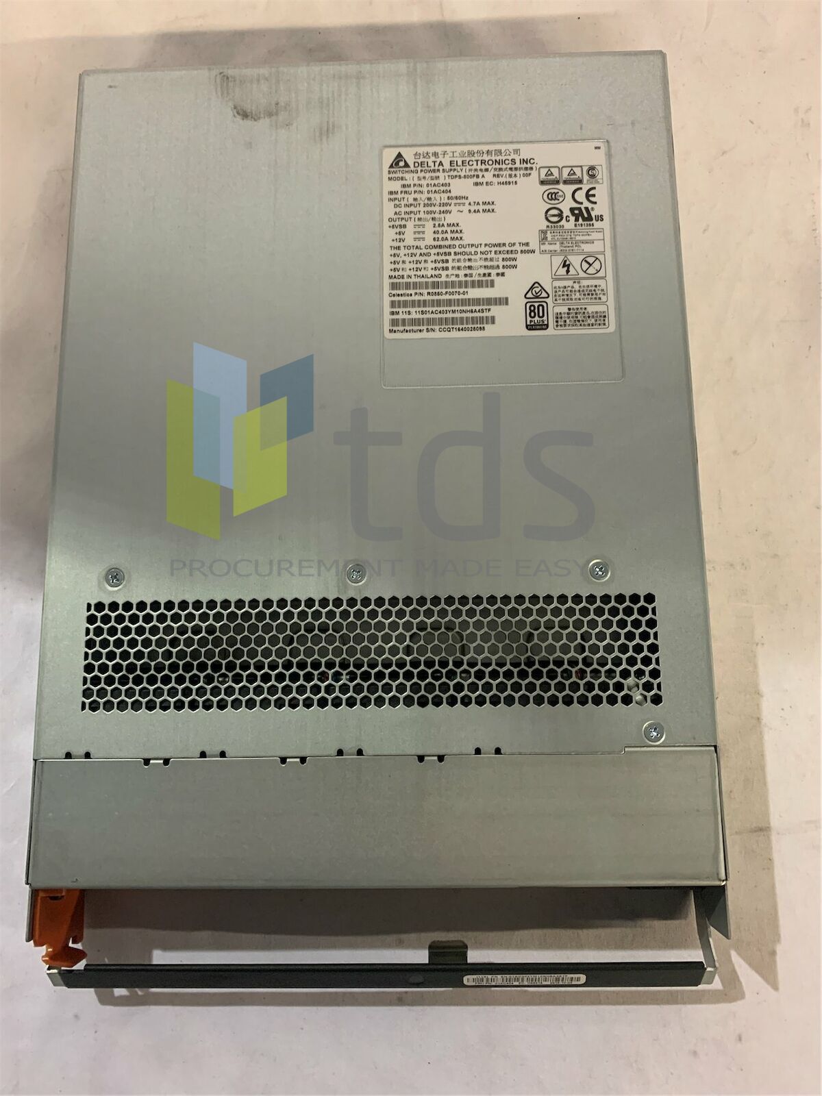 IBM 2078-324 V5030 SFF Controller - Label | Alo Tech Solutions