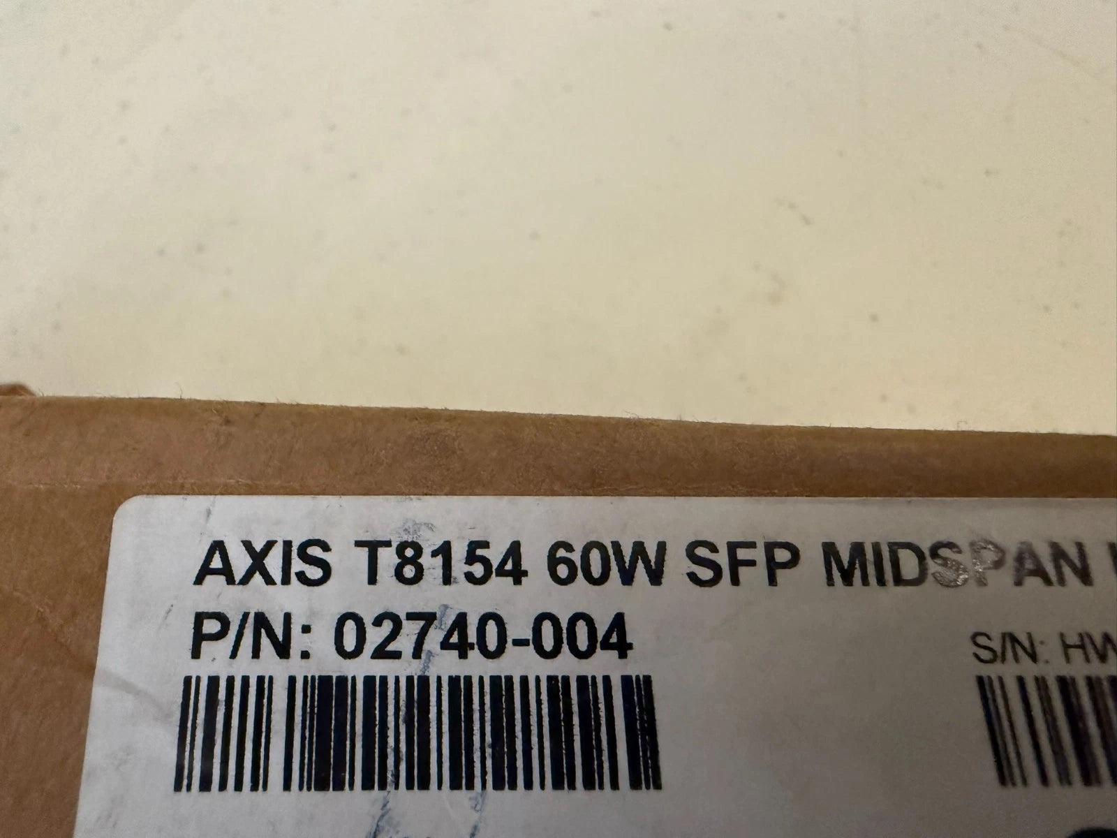 *AXIS* Axis T8154 02740-004 60W SFP Midspan NEW Open Box|136563233354