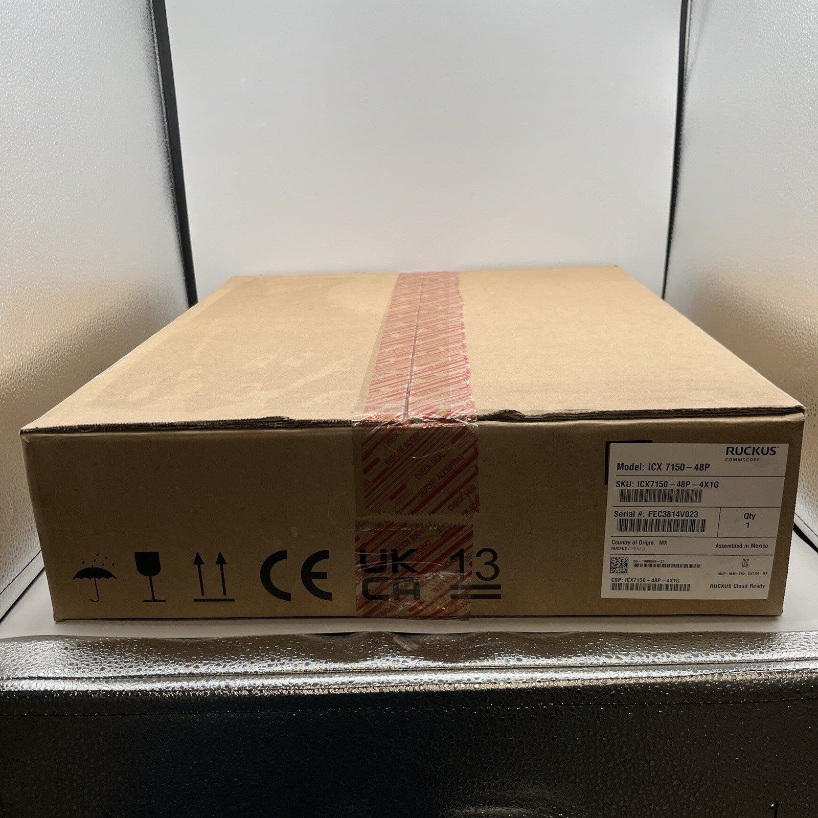 NEW!! Ruckus ICX 7150-48P Switch 48 Port Rack Mountable PoE+ - ICX7150-48P-4X1G