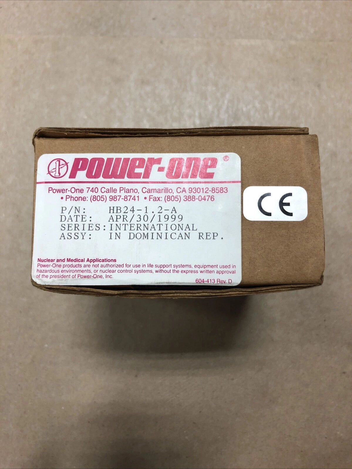 NEW Power-One HB24-1.2-A Power Supply G126
