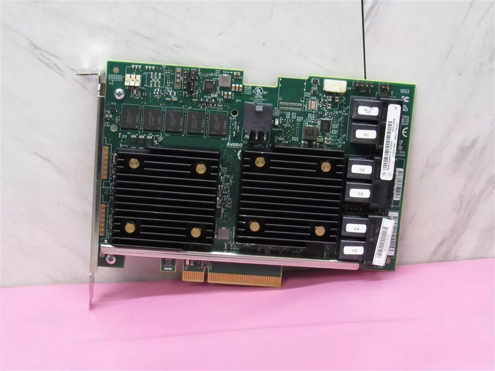 Lenovo ThinkSystem 930-24i 7Y37A01086 (LSI 9460-24i) 4GB cache PCIE3.1 12GB NVME RAID array card FRU P/N: 01KN509 (Refurbished)