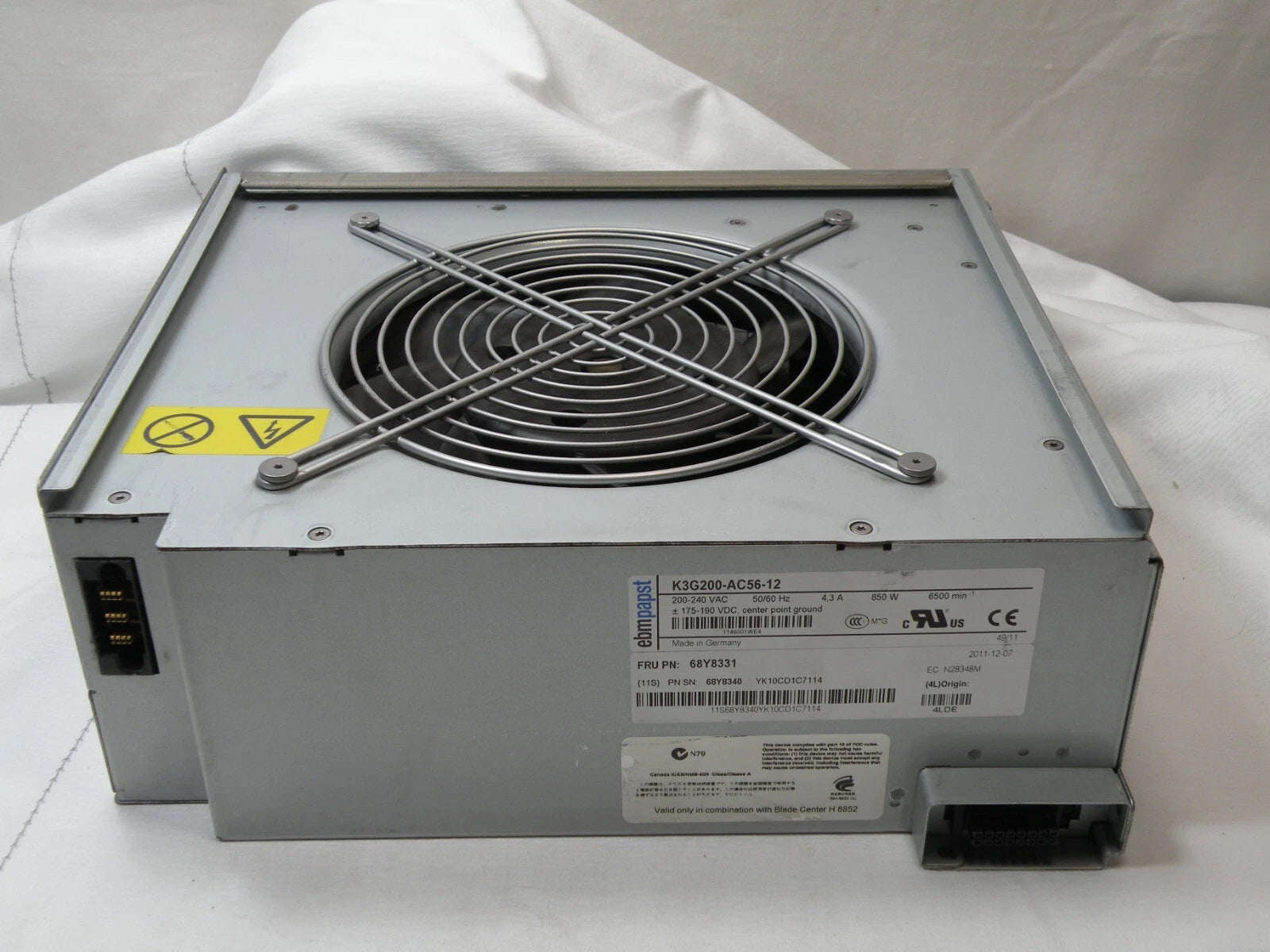 IBM 68Y8331 Blower Fan Module for BladeCenter, K3G200-AC56-12, 68Y8340|167275138988