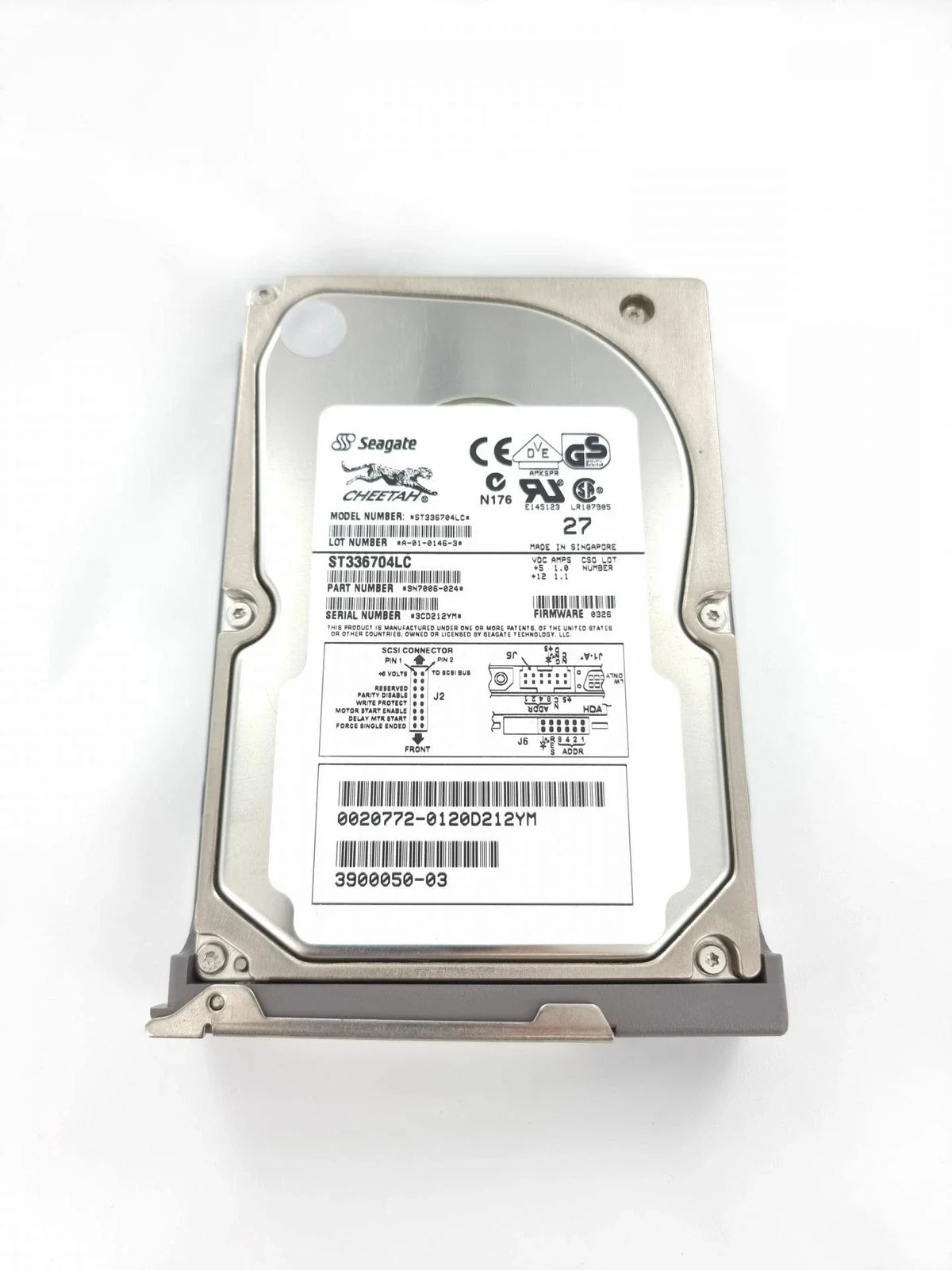 Seagate / HP 36GB 10K rpm 80 pin (HP# 9N7006-024. FW: 032C) ST336704LC (Like New)
