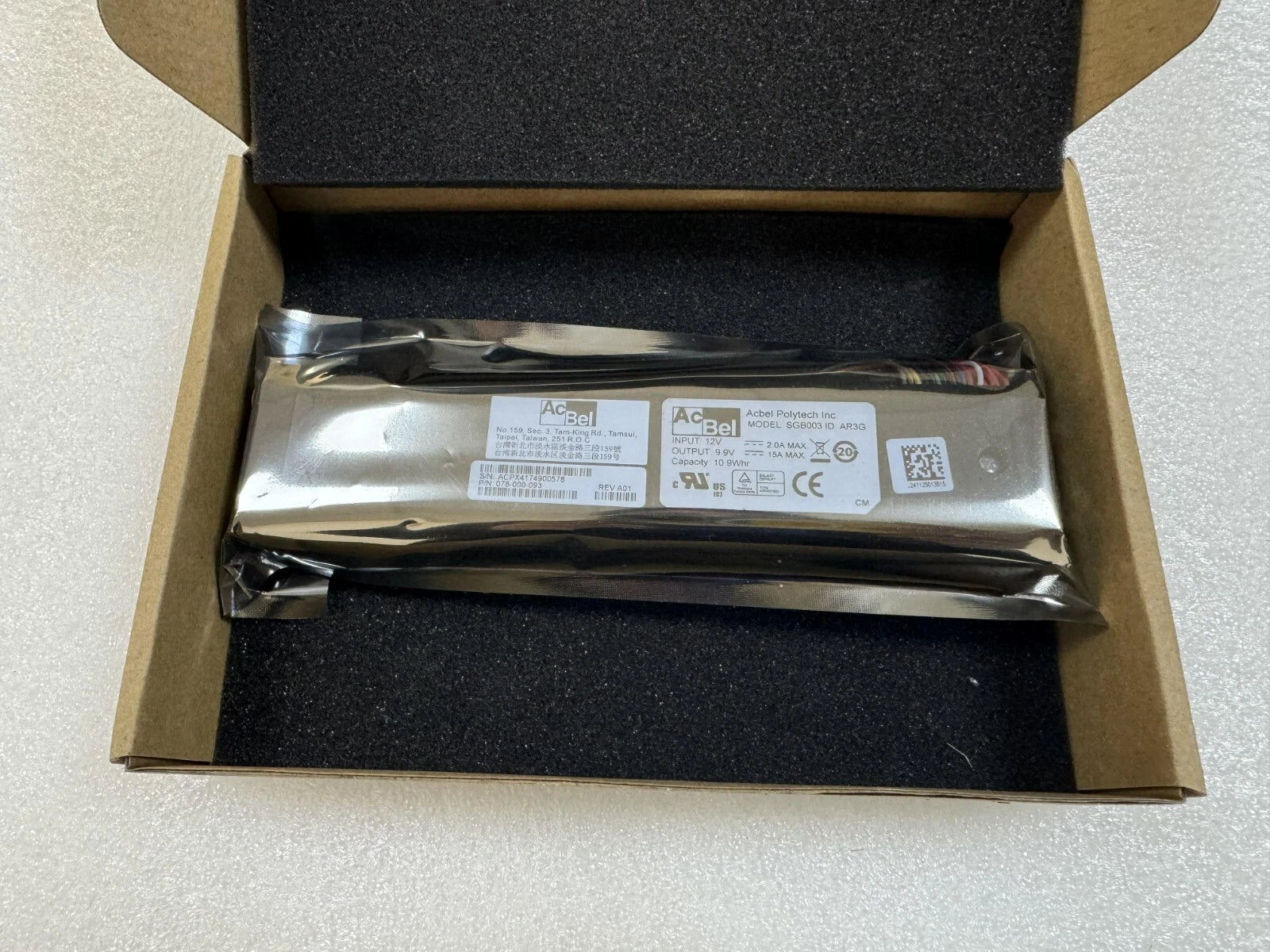 EMC VNX3100 3150 3200 Controller Battery narrow connector 078-000-093|297869850238