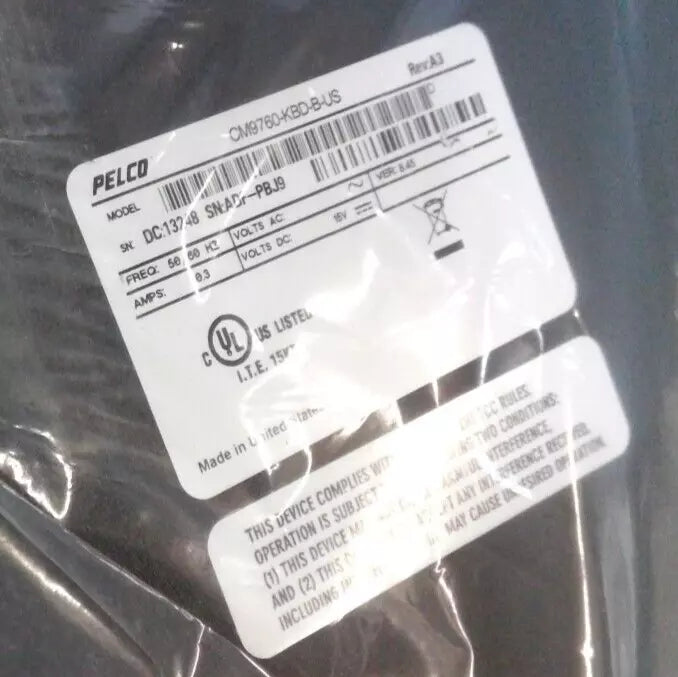 PELCO CM9760-KBD-B-US Cm9760 Dt Kybd Cable de alimentación