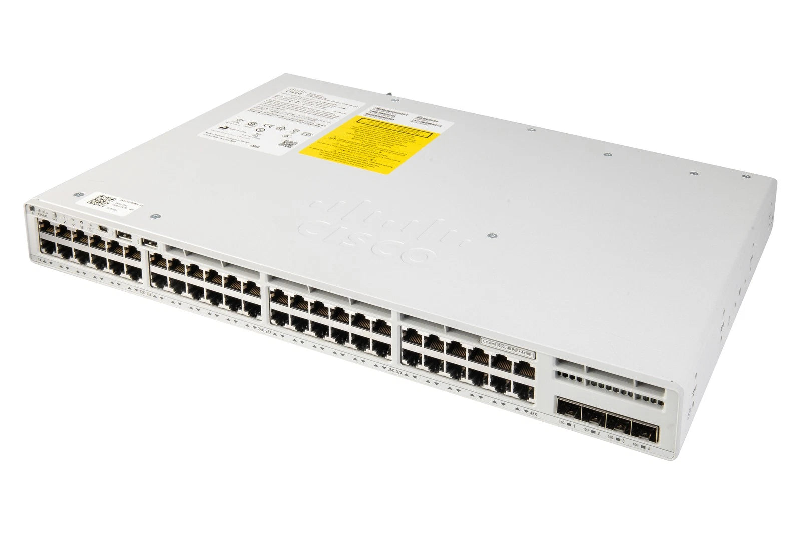 Switch Cisco Catalyst C9200L-48P-4X-E 48x1GbE PoE+ 4x10GbE SFP+ uplink 1xPSU|356732098521
