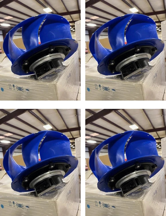 4 Units Ziehl-Abegg RH35V-6IK.BD.VR EC 110V VAC, Centrifugal Fan, Germany|256629939097