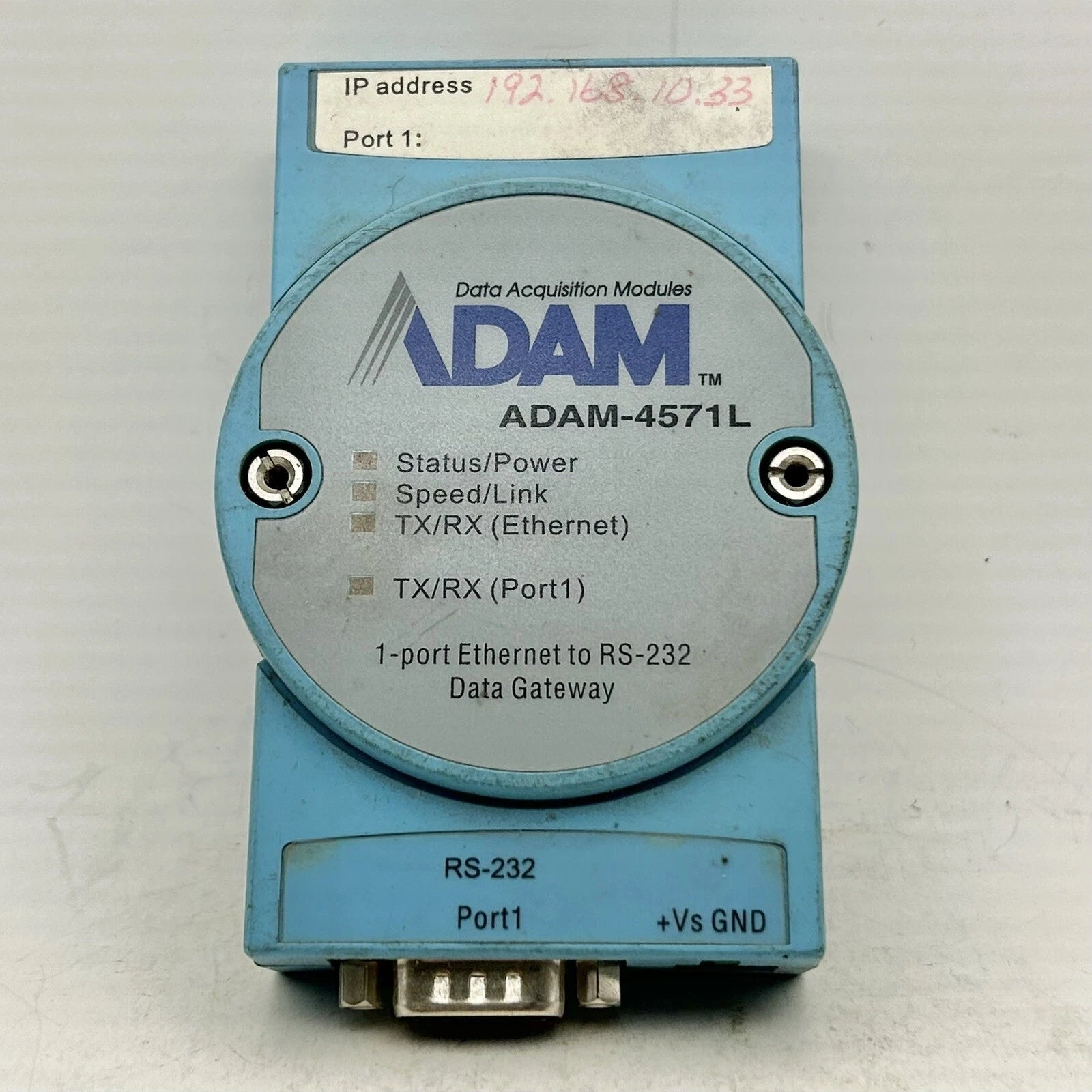 ADAM Ethernet to RS-232 Data Gateway Acquisition Module ADAM-4571L|404814368225
