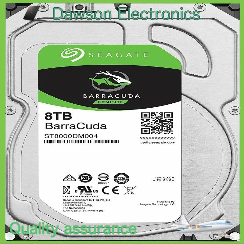 Seagate Barracuda ST8000DM004 8TB 5400RPM 256MB Cache SATA 6Gb/s 3.5" HDD