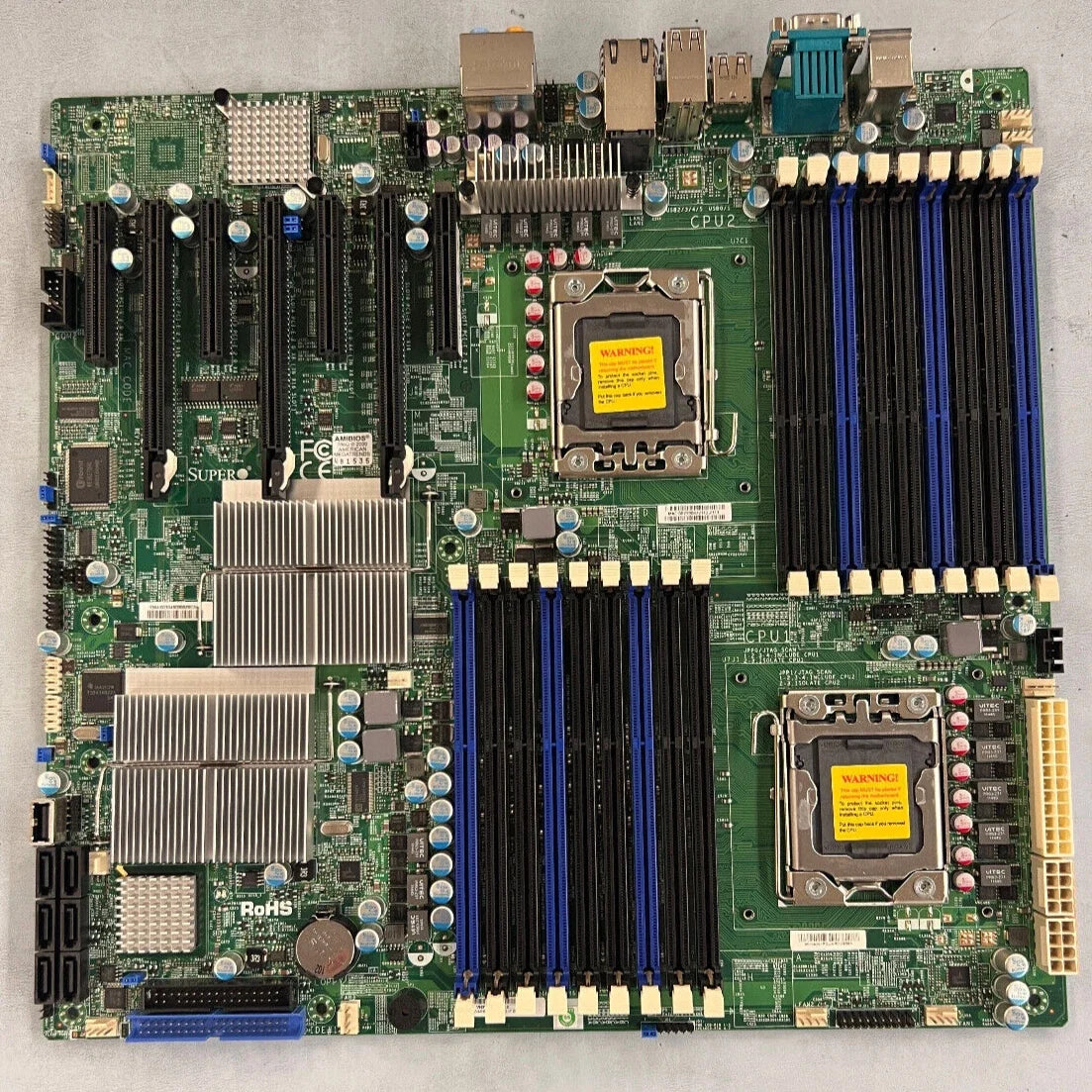 Supermicro X8DAH+-F Dual Socket LGA 1366 Intel 5520 Enhanced Extended ATX Dual Intel Xeon 5500 and 5600 Series Server Motherboard