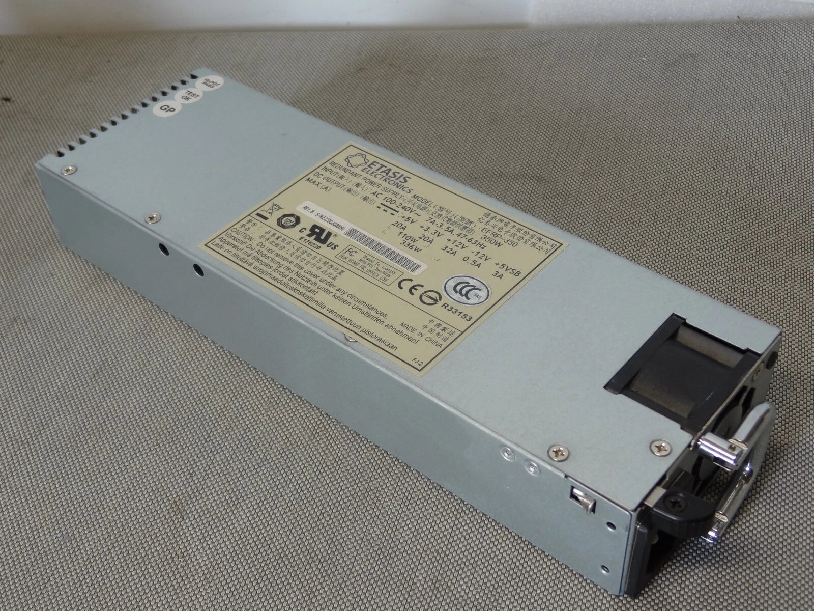 Etasis EFRP-350 350W Power Supply for SnapServer #129|125948625036