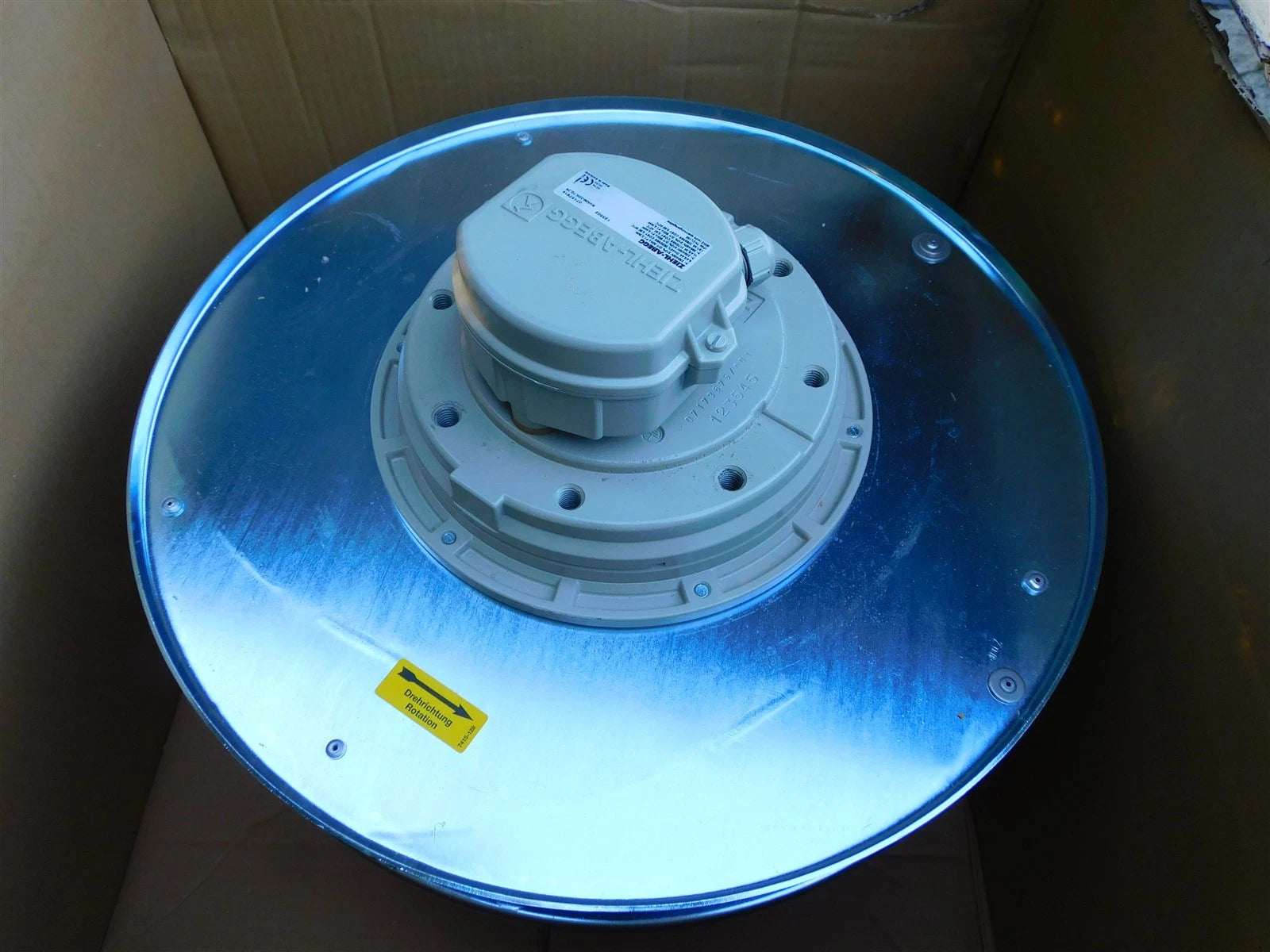 Ziehl Abegg Centrifugal Fan RH50M-2DK.7Q.2R BAckward Curve NEW in box|157420242771