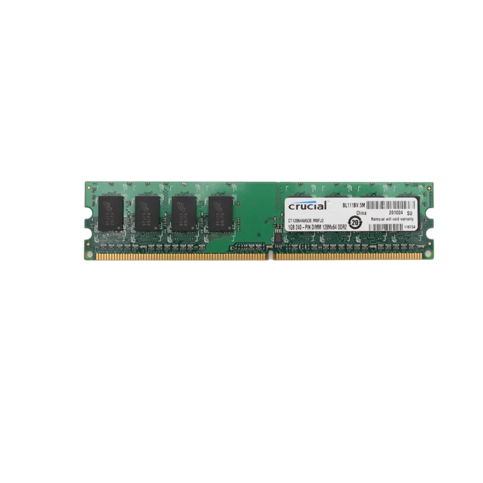 Crucial 1GB 240-Pin DDR2 533 (PC2 4200) System Memory - CT12864AA53E