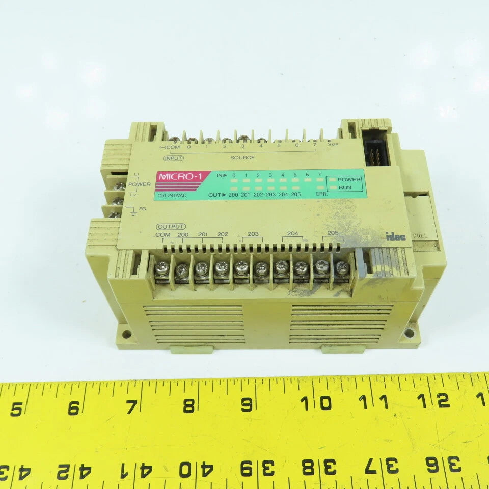 Idec FC1A-C1A1 Micro-1 Base Controller 100-240VAC 50/60HZ 24VDC Input|365480388057
