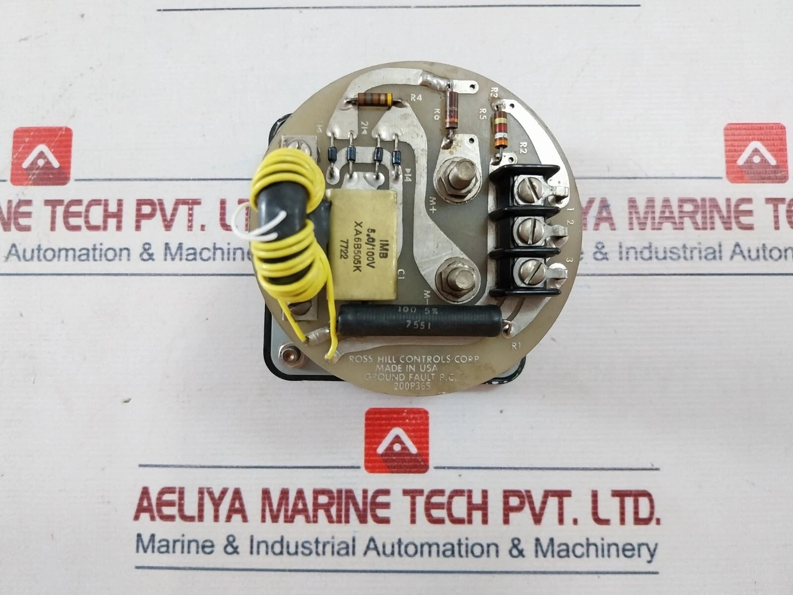 General Electric DB40 DC Ammeter Precise Industrial Current Measurement Device