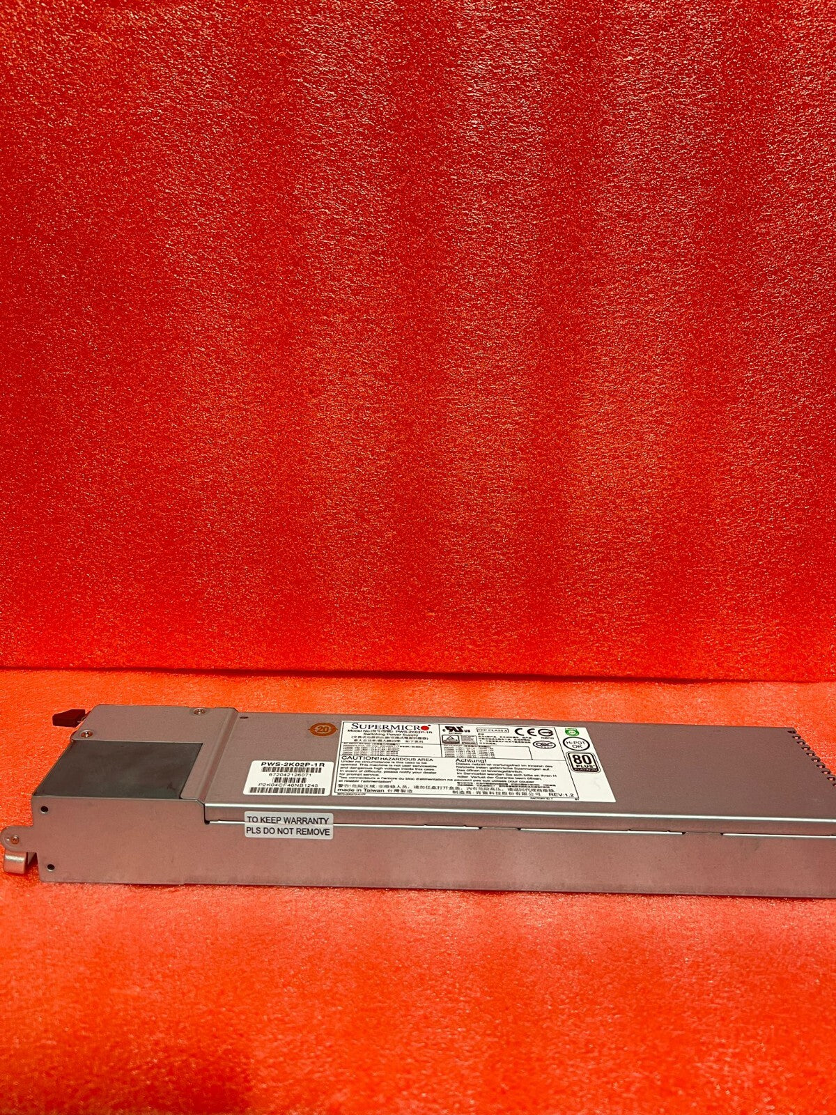 SuperMicro PWS-2K02P-1R 80 Plus Platinum 2000W Server Power Supply|405482249143