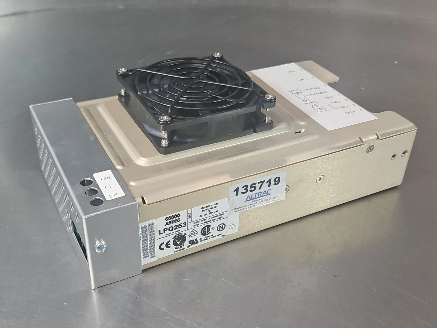 Astec LPQ253 Power Supply 100-250V 4.5A 50/60/440 Hz or DC 120-300V 3.4A loc4B26