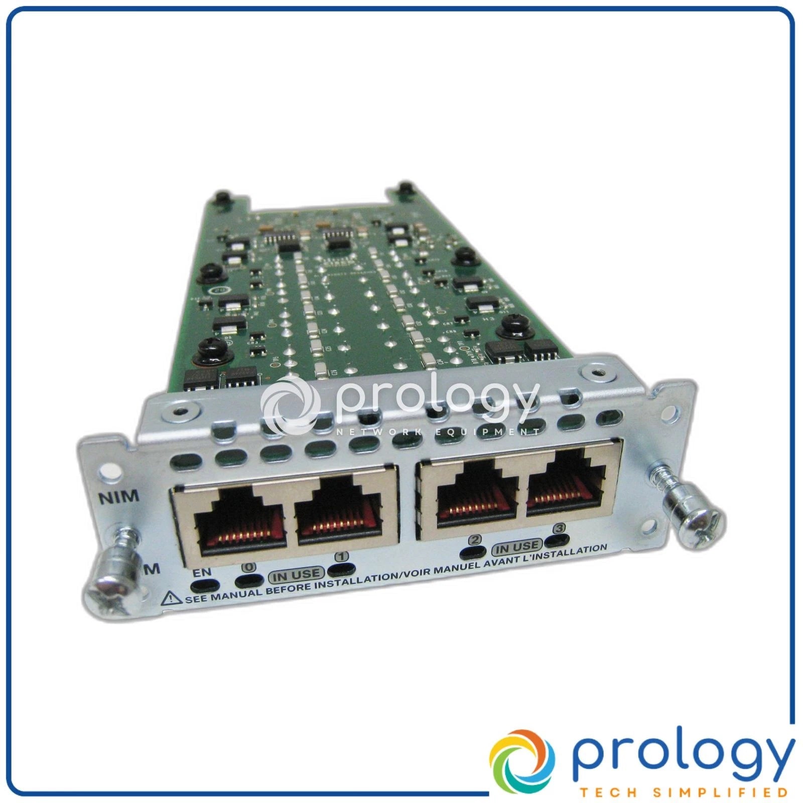 Cisco NIM-4E/M 4-Port Network Interface Module - Ear and Mouth
