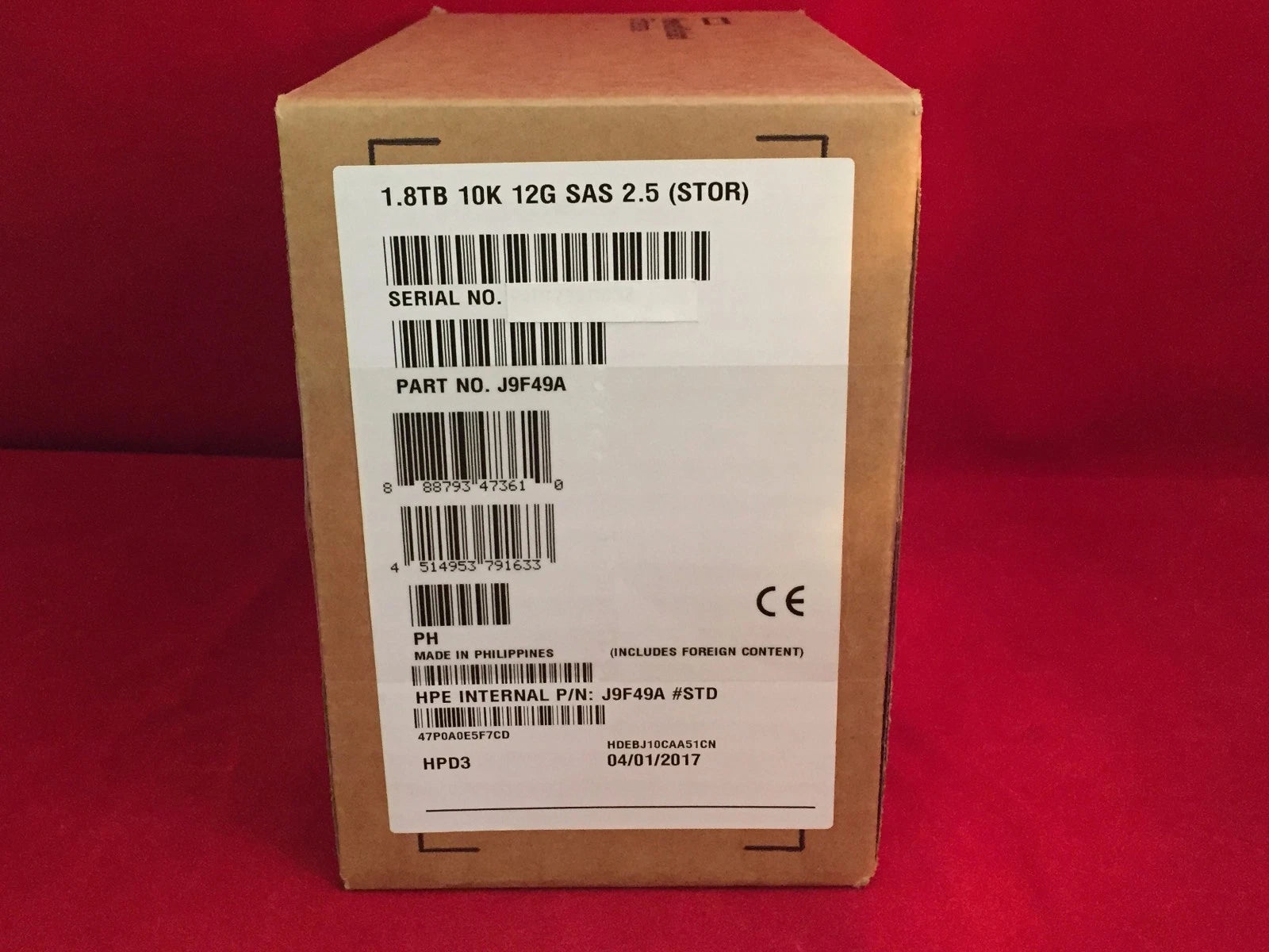 J9F49A 787649-001 HPE MSA 1.8TB 12G SAS 10K SFF 2.5" DP 512e ENT HDD HPE NEW***|114160200128