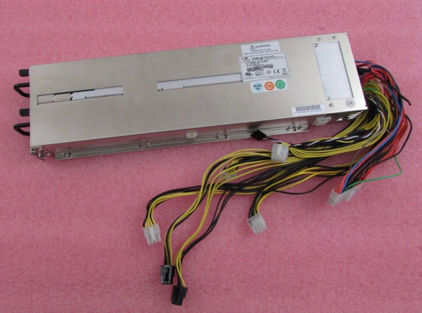 Zippy EMACS M1K2-5C01V4H 1200w 1U Redundant Server Power Supply w/ 2x Pwr Module|335151986050