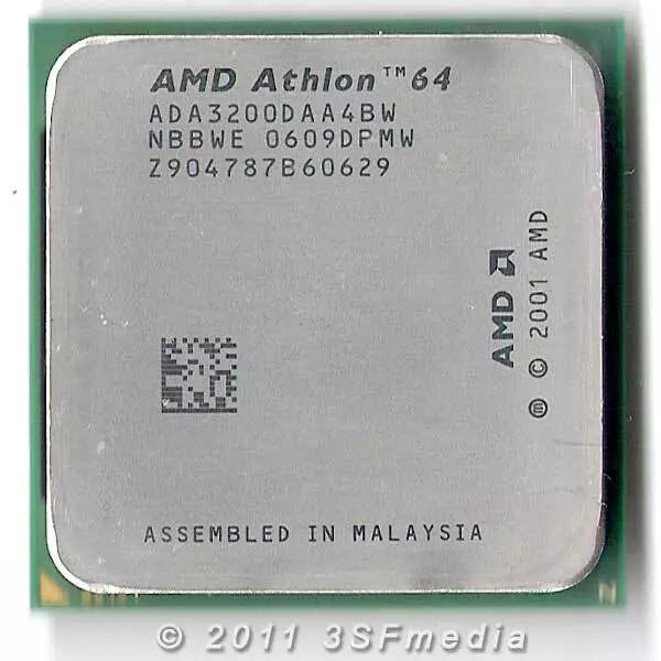 AMD 2.0GHz Athlon 64 3200 512KB L2 Socket 939 Pins E6 Desktop Processor - ADA3200DAA4BW