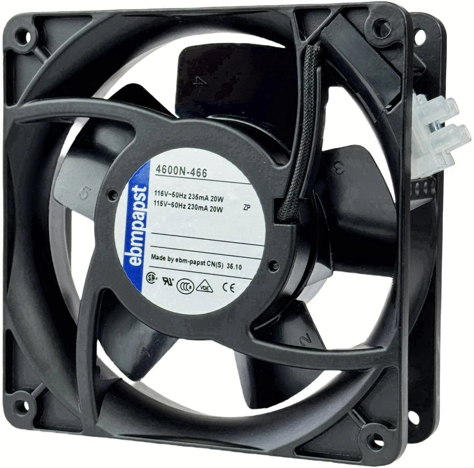 for ebmpapst 4600N-466 Axial Fan,115V 20W 106CFM Industrial Cooling Fan All-M...|389366100505