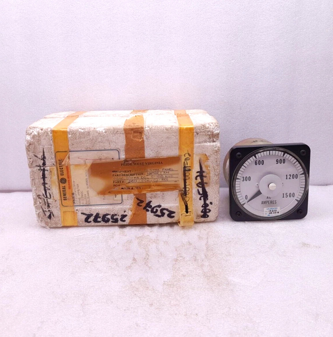 Yokogawa General Electric 103111FAFA7WNU DB40 Ammeter 0-1 MADC 0-1500AC Amperes|305325155249