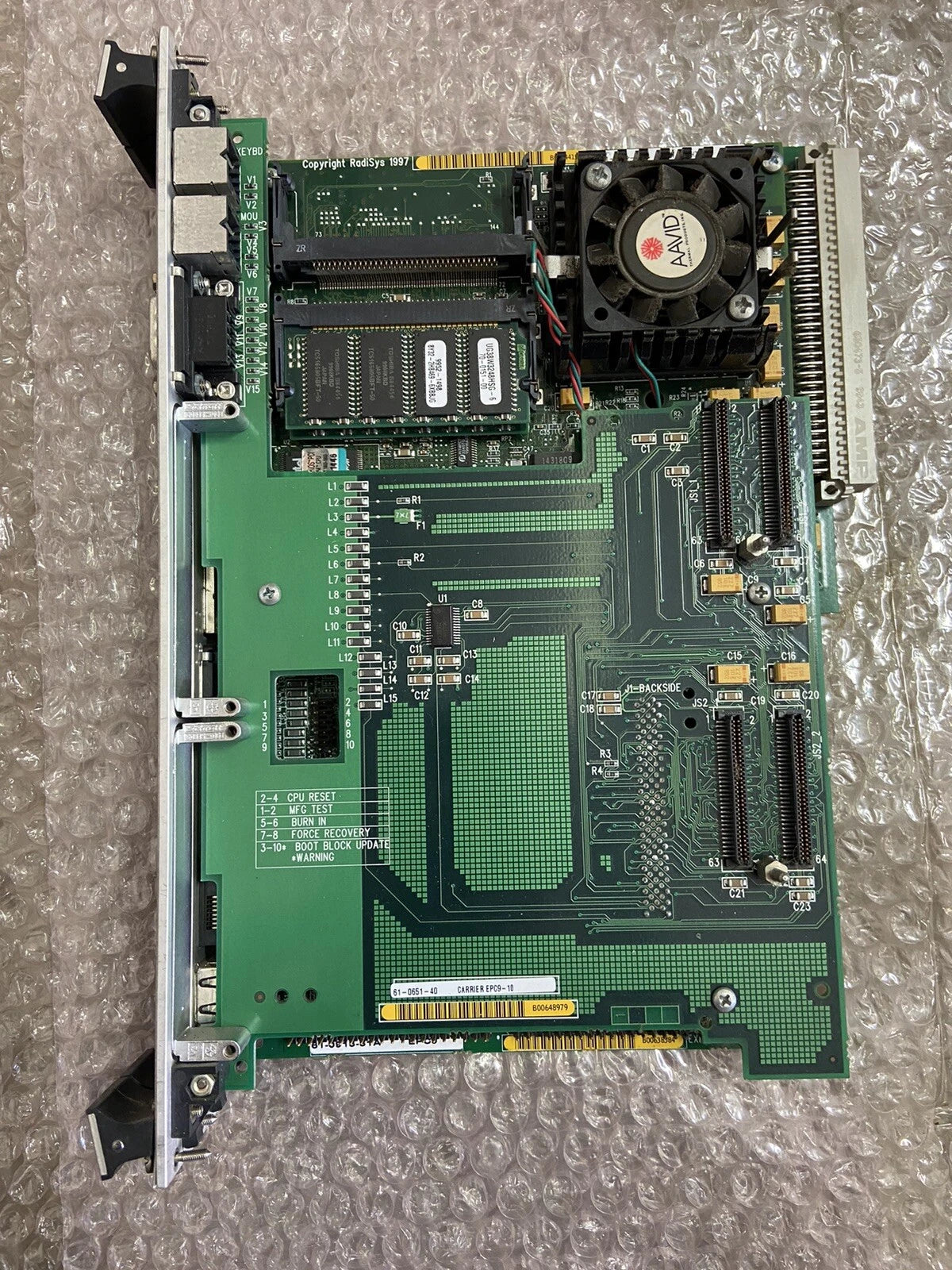 Radisys Universal Instruments CPU Board EPC-9 61-0651-40 W/ 30-day Warranty