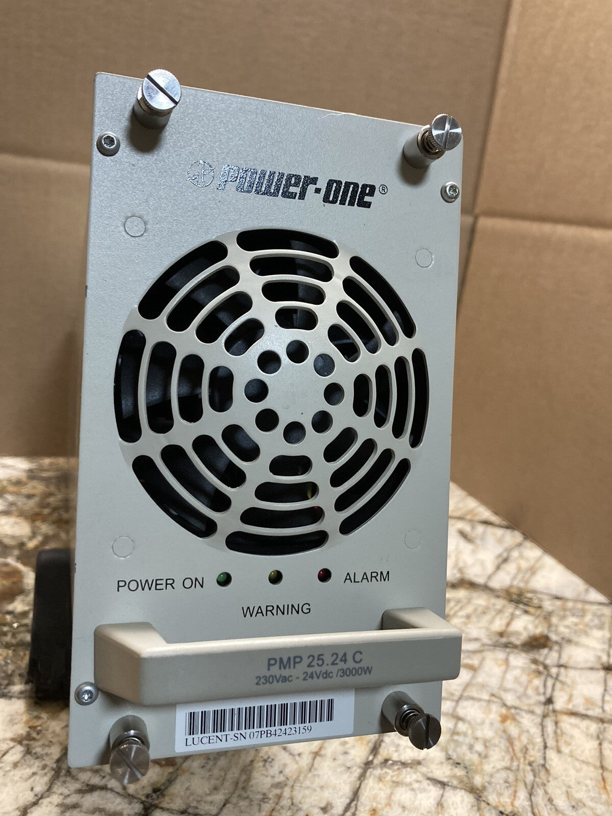 Power-One PMP 25.24C Rectifier Module, Lucent, 3000 watt